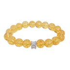 Natural Citrine Wealth Bracelet | 10mm Yellow Crystal for Abundance, Success & Manifestation
