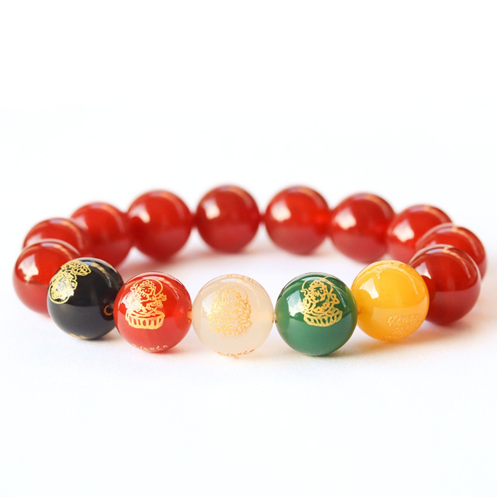 Five-Way Fortune Agate Talisman – A Lucky Charm for Financial Success, Protection & Good Vibes