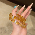 Natural Citrine Wealth Bracelet | 10mm Yellow Crystal for Abundance, Success & Manifestation