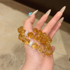 Natural Citrine Wealth Bracelet | 10mm Yellow Crystal for Abundance, Success & Manifestation