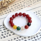 Five-Way Fortune Agate Talisman – A Lucky Charm for Financial Success, Protection & Good Vibes